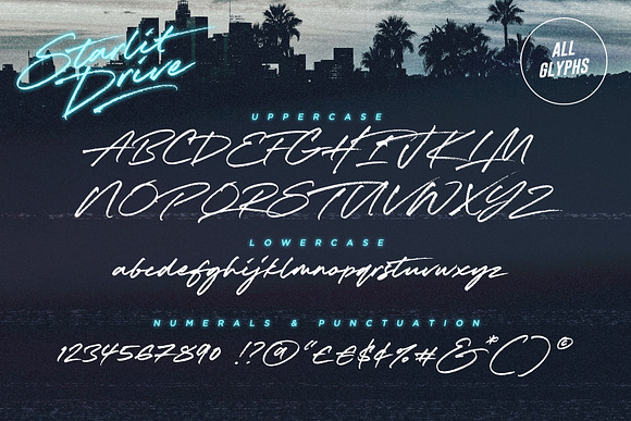 Starlit Drive Signature Font in Script Fonts - product preview 6