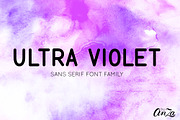 ULTRA VIOLET sans serif font family.