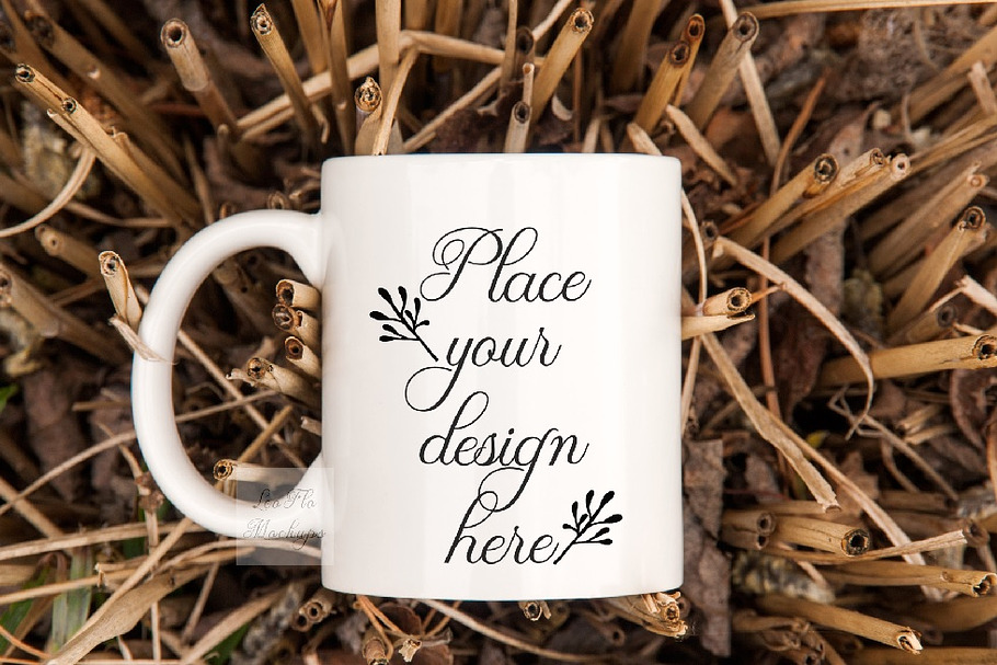 Autumn fall Halloween mug mockup in Product Mockups - product preview 8