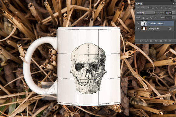 Autumn fall Halloween mug mockup in Product Mockups - product preview 2