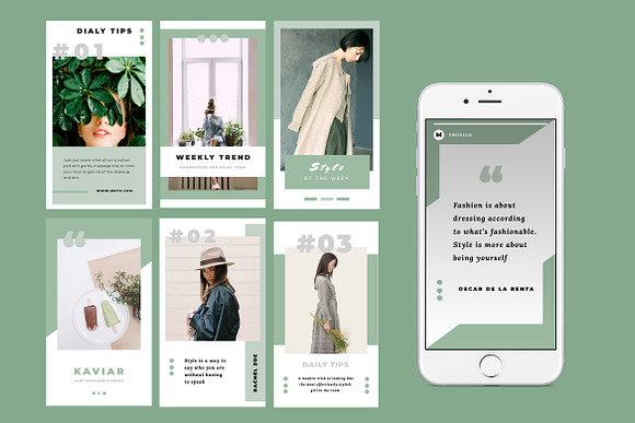 Kaviar Instagram Story Templates in Instagram Templates - product preview 1