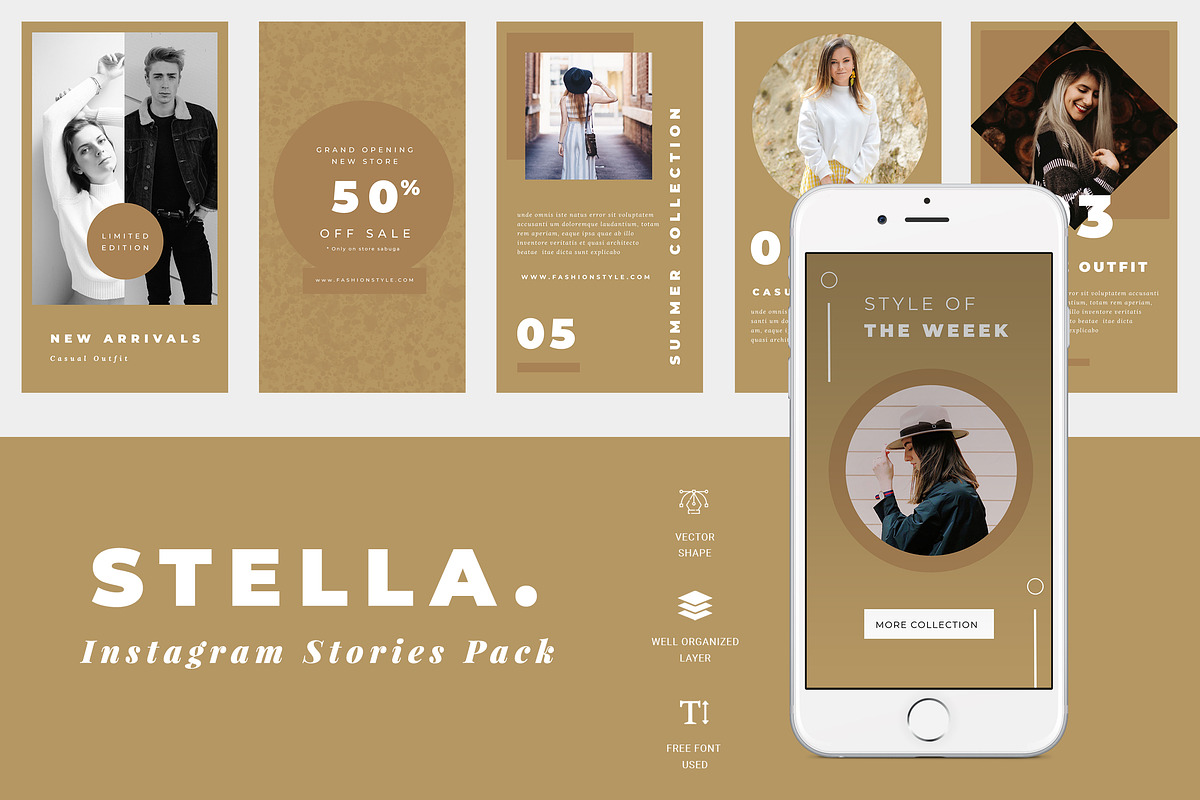 Stella Instagram Story Template in Instagram Templates - product preview 8