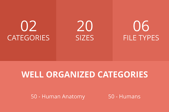 100 Humans & Anatomy Line Icons in Graphics - product preview 2