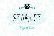 Starlet Typeface with Clipart!