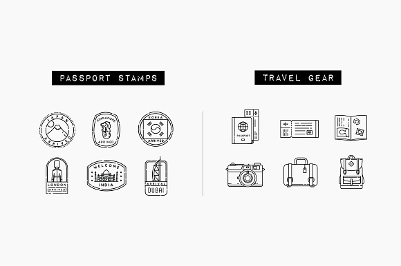 100 Travel Icons Set - Expanded in Holiday Icons - product preview 5