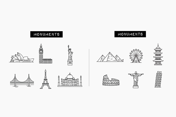 100 Travel Icons Set - Expanded in Holiday Icons - product preview 6