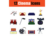 Cinema icon set
