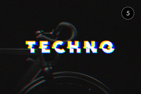 Glitch Text Effects Collection in Photoshop Layer Styles - product preview 6