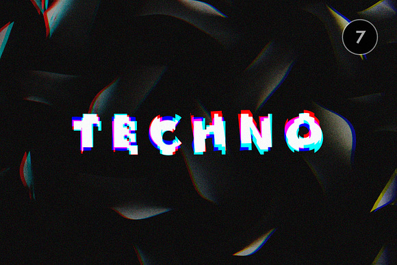 Glitch Text Effects Collection in Photoshop Layer Styles - product preview 8
