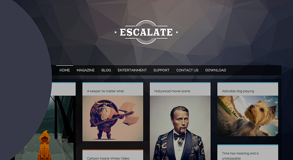 Escalate Creative Blogger Template in Templates - product preview 1