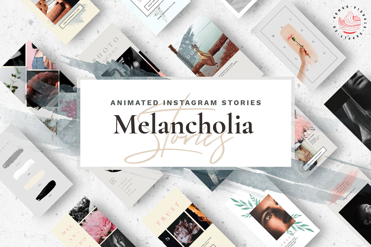 Animated Stories - Melancholia in Instagram Templates - product preview 8