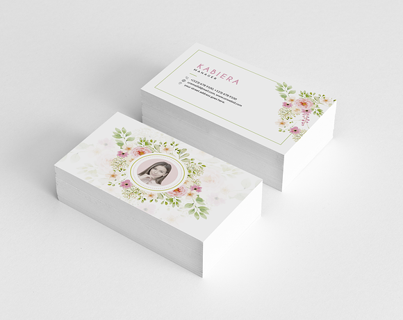 Effective Rose Business Card in Business Card Templates - product preview 2