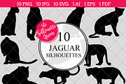 Jaguar Silhouette Clipart Vector