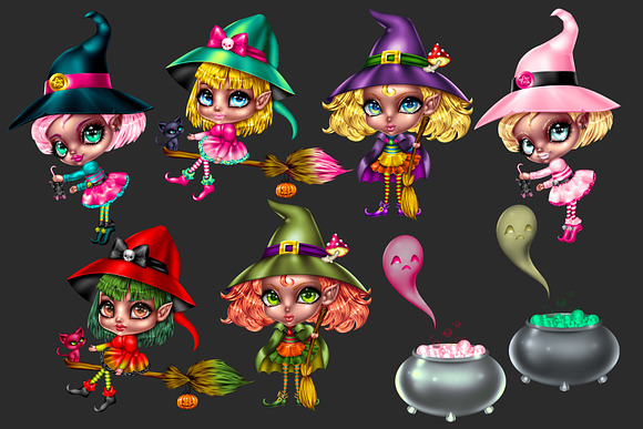 Boo Set for Halloween in Illustrations - product preview 1