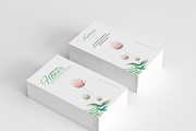 Clean Floral Business Card