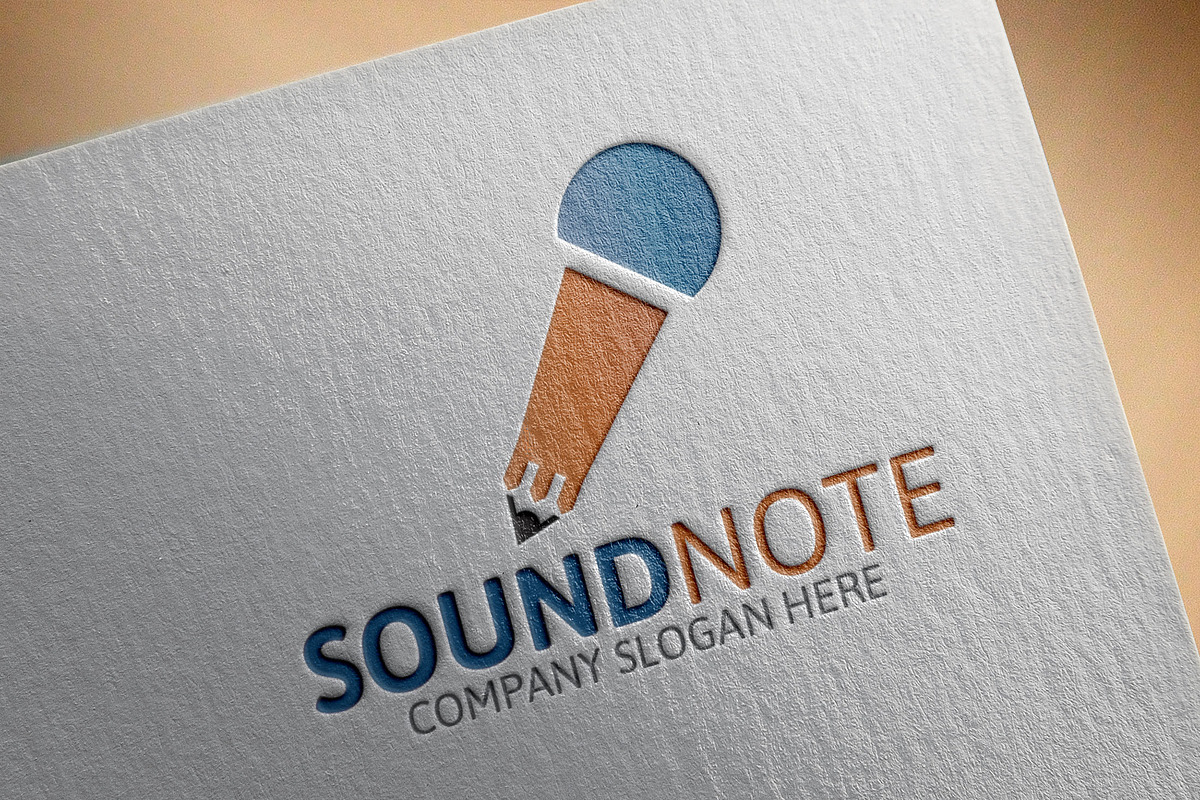Sound Note Logo in Logo Templates - product preview 8