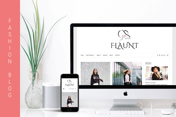 Flaunt -Fashion Blog WordPress Theme