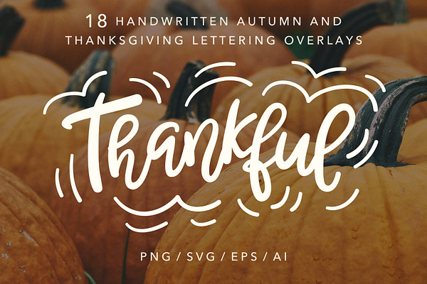 Autumn Thanksgiving Overlays Pack