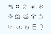 15 Snow and Ice Icons