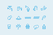 15 Water and Droplet Icons