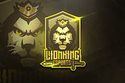 Lion King - Mascot & Esport Logo