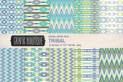 Tribal aztec pattern mint