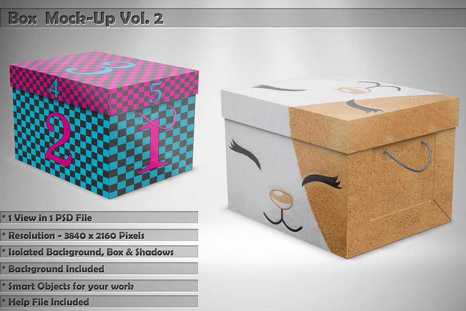 Box Mock-Up Vol 2 in Product Mockups - product preview 8