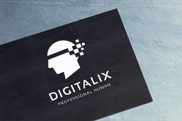 Digital Mind Logo in Logo Templates - product preview 3