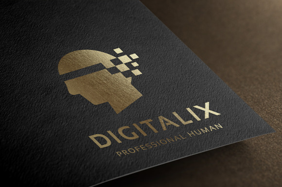 Digital Mind Logo in Logo Templates - product preview 4