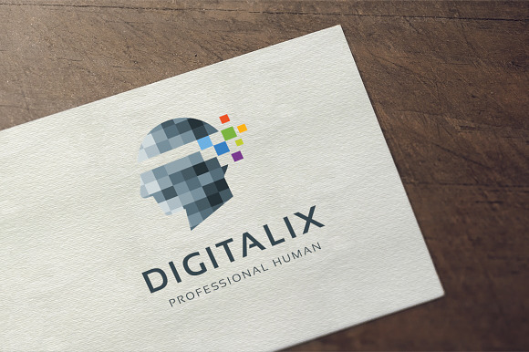 Digital Mind Logo in Logo Templates - product preview 5