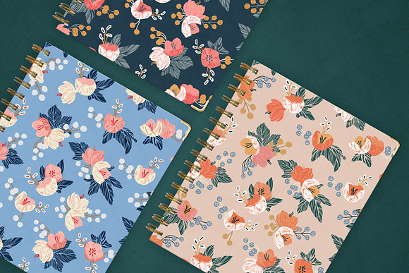 Ivy & Bloom - Seamless Patterns in Patterns - product preview 1