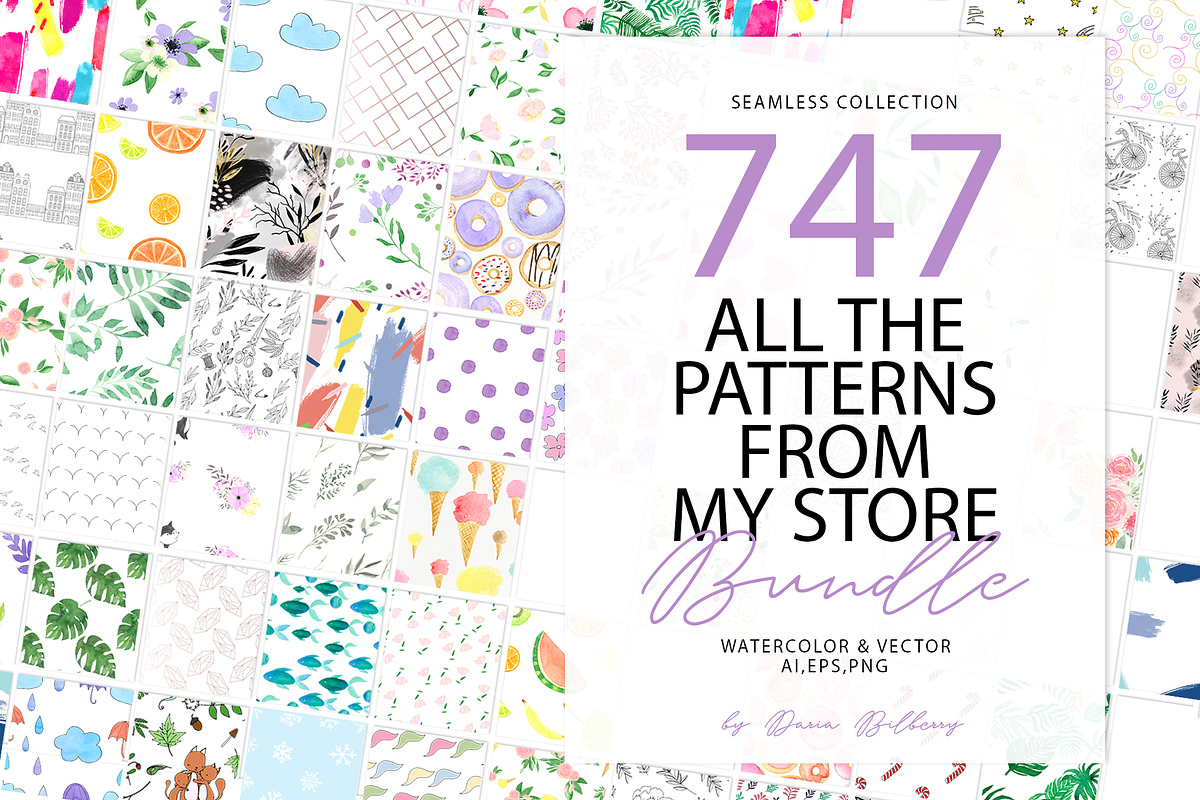 747 PATTERN BUNDLE in Patterns - product preview 8