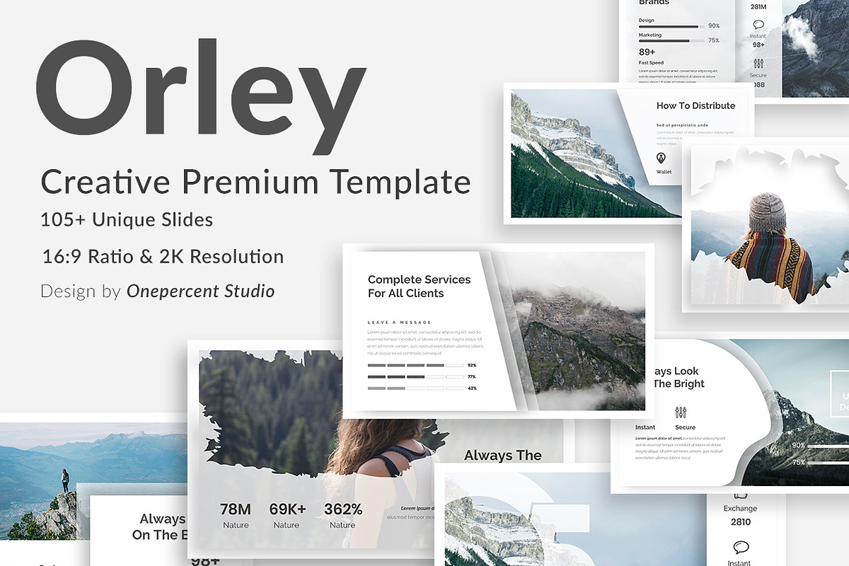 Orley Creative Keynote Template in Keynote Templates - product preview 8