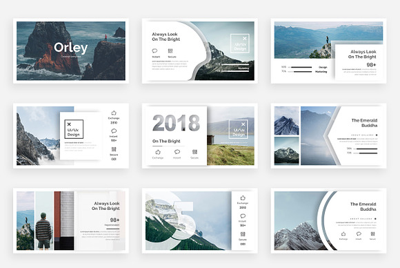 Orley Creative Keynote Template in Keynote Templates - product preview 1