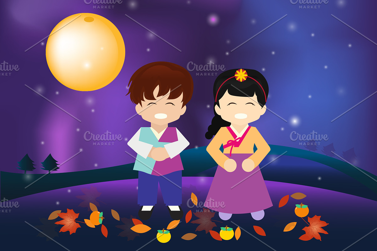 Avatar Chuseok Night festival in Illustrations - product preview 8