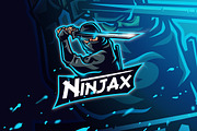 Ninjax - Mascot & Esport Logo