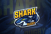 Shark Rugby - Mascot & Esport Logo