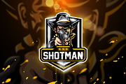Shotman - Mascot & Esport logo