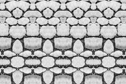 Black and White Geometric Stone Tile