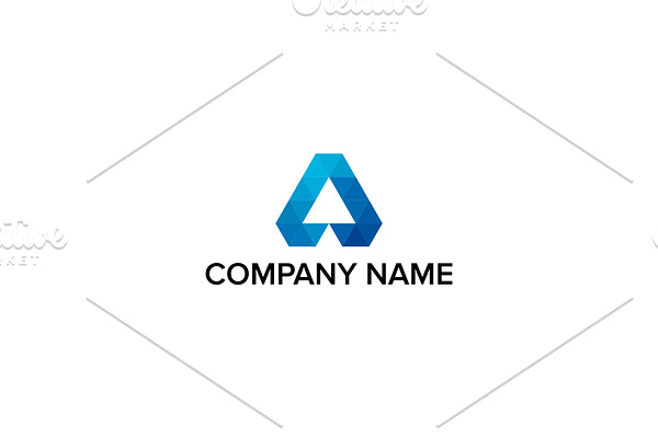 Letter A logo design