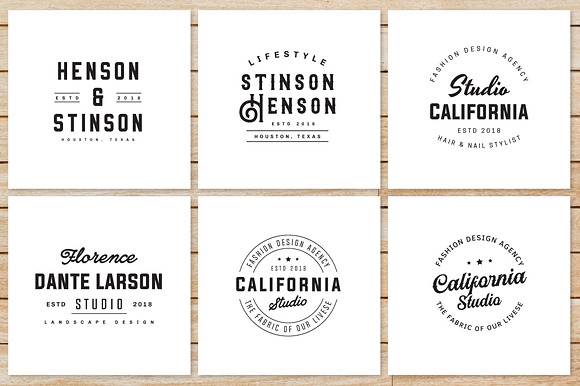 Vintage Badges and Logos Bundle V01 in Logo Templates - product preview 5