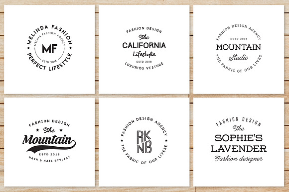 Vintage Badges and Logos Bundle V01 in Logo Templates - product preview 7