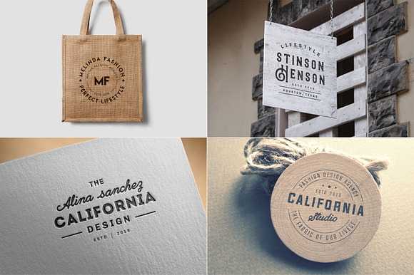 Vintage Badges and Logos Bundle V01 in Logo Templates - product preview 11