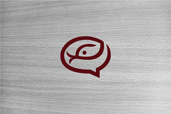 Snake Chat Logo Template in Logo Templates - product preview 2