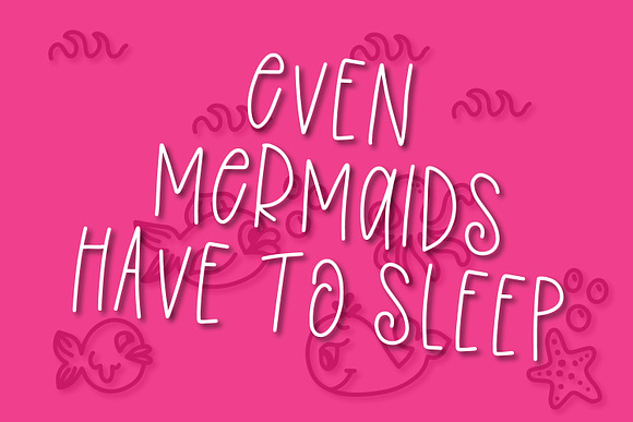 Overboard - Mermaid Font Duo  in Symbol Fonts - product preview 1