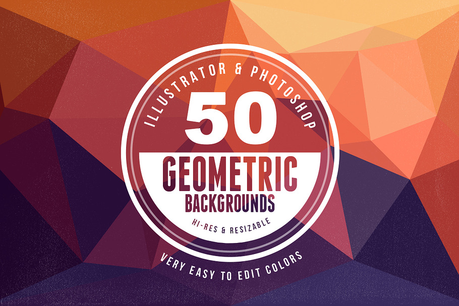 50 Geometric Backgrounds in Patterns - product preview 8