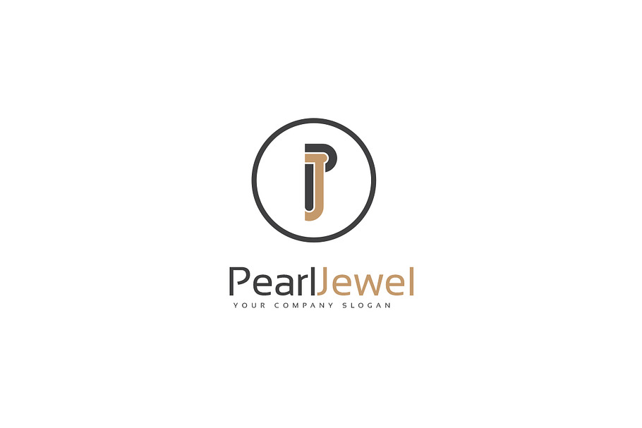 PJ Letter Logo