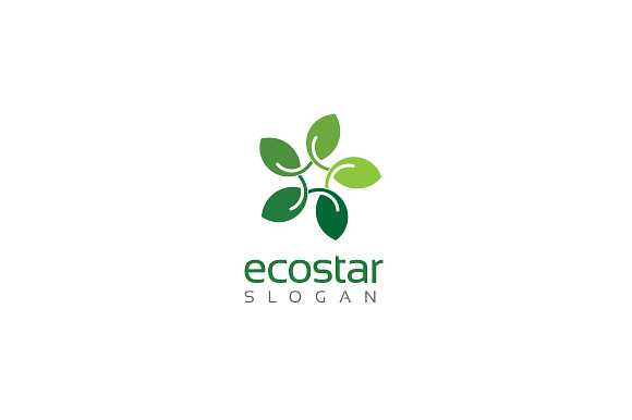 Leaf Star Logo Creative Logo Templates Creative Market