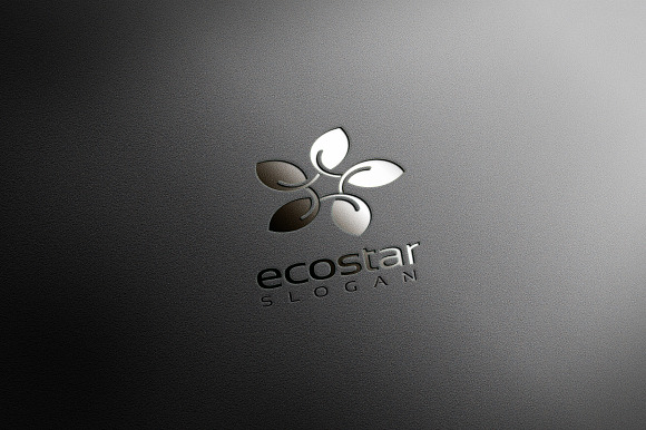 Leaf Star Logo in Logo Templates - product preview 2