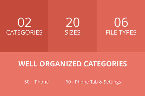 110 Mobile Interface Line Icons in Graphics - product preview 2